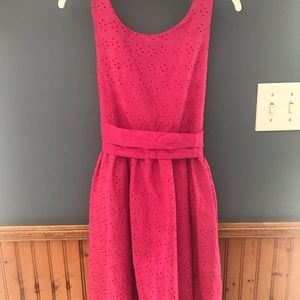 Pink frilly kids dress